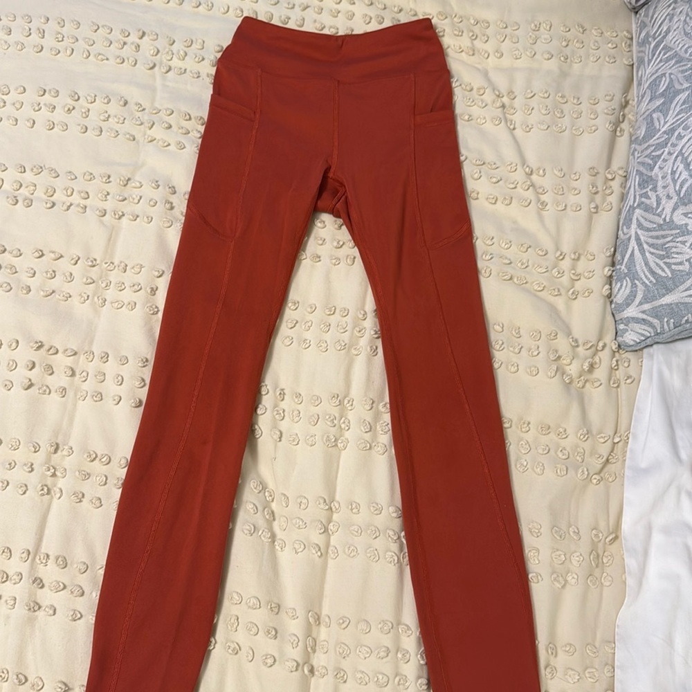 Holly Hicks Orange Leggings